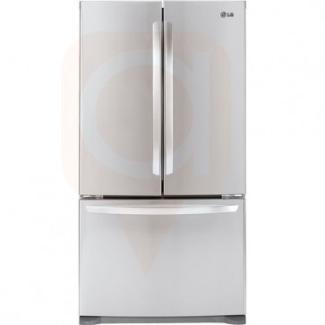 LG 36 Inch, 20.7 cu.ft. 3 - Door French Door Cabinet Depth Refrigerator with Linear Compressor