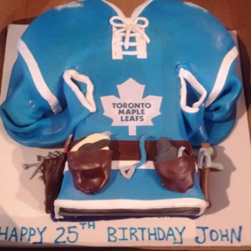 Custom Hockey (sports) Birthday Cakes