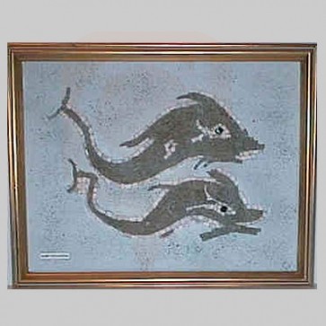 Mosaic Art Dolphins