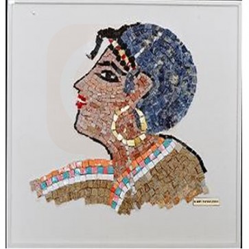 Greek Ancient Woman Mosaic 