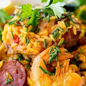 Mixed Seafood Rice - Seafood Menu