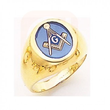 Gold Mason Ring 03