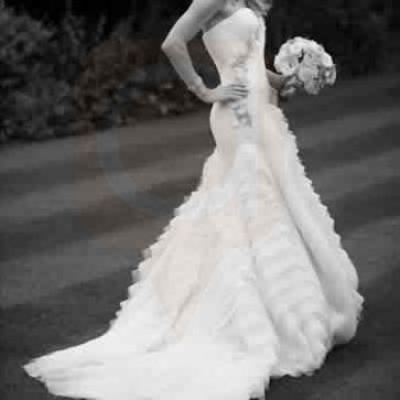 110113  - Vera Wang Wedding Dress -   Size 12 - Ivory