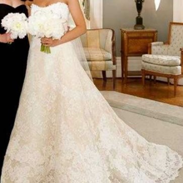 NATHALIE - Vera Wang Wedding Dress -  SIZE 10 - IVORY