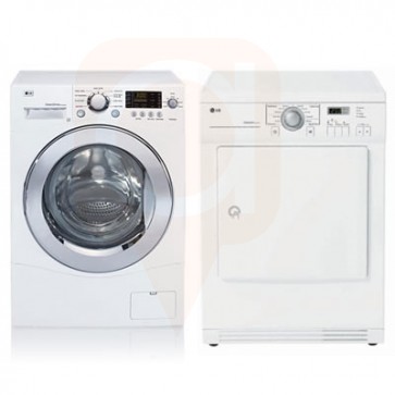 LG Washer Dryer Apartment Size (White)