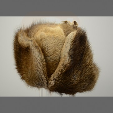 Muskrat Fur Hat- Russian