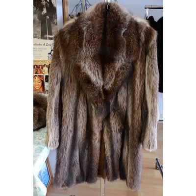 Full Length Fur Coat Raccoon For Men Prassa